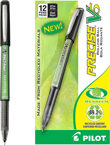 Vista 4 de PIL26300 - Precise V5 BeGreen - Bolígrafo de bola rodante, paquete de 12