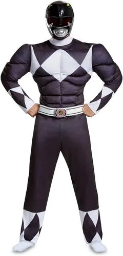 Vista 7 de Disguise Disfraz clásico de Ranger negro para hombre Multicolor