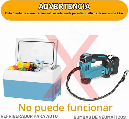Vista 4 de Convertidor de CA a CC 2 A, enchufe para encendedor de cigarrillos de automóvil, transformador adaptador de fuente de 120 V a 12 V para bomba