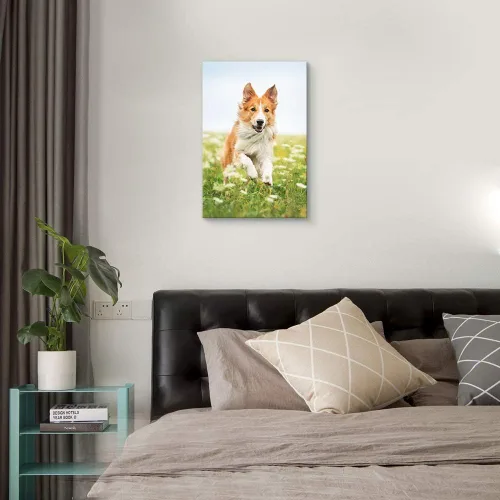 Vista 4 de Signford, impresiones en lienzo a medida, póster personalizado de viaje, arte de pared con tus fotos en marco de madera