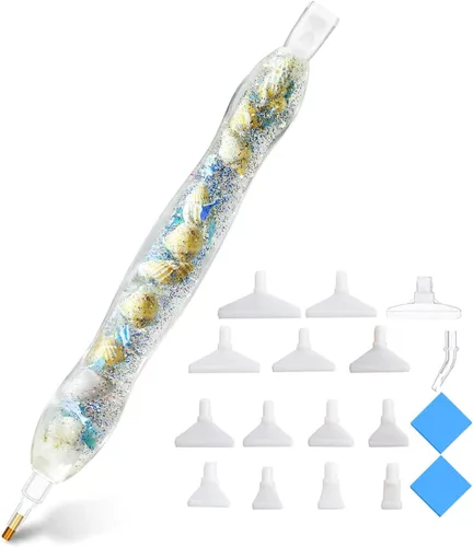 Vista 12 de Praise V Do Kit de herramientas de taladro de pintura de diamante 5D con flores, para adultos, con puntas de bolígrafo, selector de gemas para arte