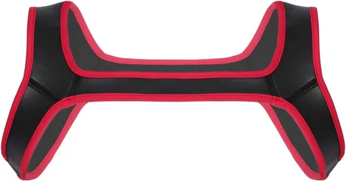 Vista 4 de ACSUSS Arnés ajustable de neopreno para hombre, correa de hombro, protector de músculos, ropa de club
