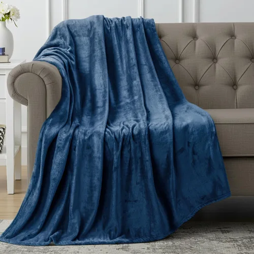 Vista 126 de Utopia Bedding - Manta de vellón de lujo, mullida, antiestática; manta de suave microfibra de 8.8 oz/yd² (300 g/m²) para sofá y cama; tamaño Gris