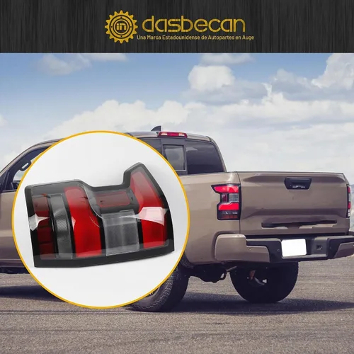 Vista 5 de Dasbecan - Conjunto de luz trasera compatible con Nissan Frontier 2022-2026 Lado izquierdo del conductor