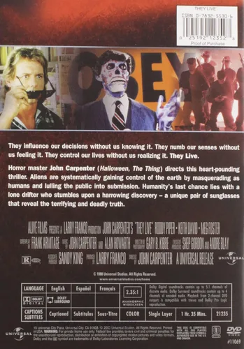Vista 2 de They Live DVD