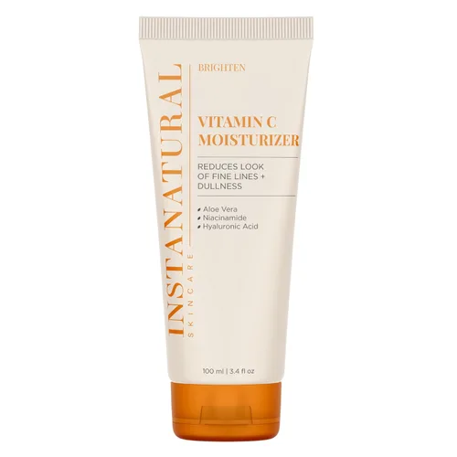 Vista 3 de InstaNatural Gel hidratante de ácido hialurónico con escualano, aloe vera y aceite de jojoba Crema facial diaria ligera para una piel hidratada