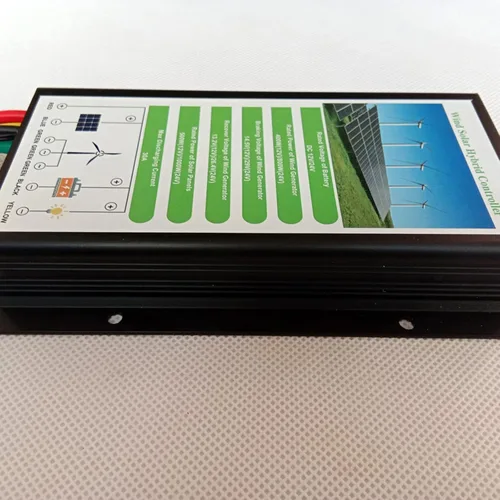 Vista 4 de 400W Energía eólica Solar Impermeable Automática Protección de Sobrecarga Controlador de Carga Híbrido 12V/24V Energía Eólica Solar Controlador