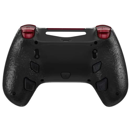 Vista 4 de HEXGAMING Hyper HEX Controller 4 Mappable Paddles & Interchangeable Thumbsticks & Flashshot Compatible with PS4 Elite Controller PC Wireless FPS