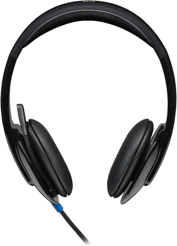Vista 7 de Logitech Auriculares HD H540, sobre la cabeza, negro (981-000510)