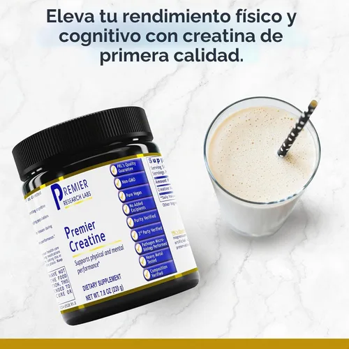 Vista 2 de Premier Research Labs Premier Creatina - Mujeres - 7.8 oz (40 porciones)