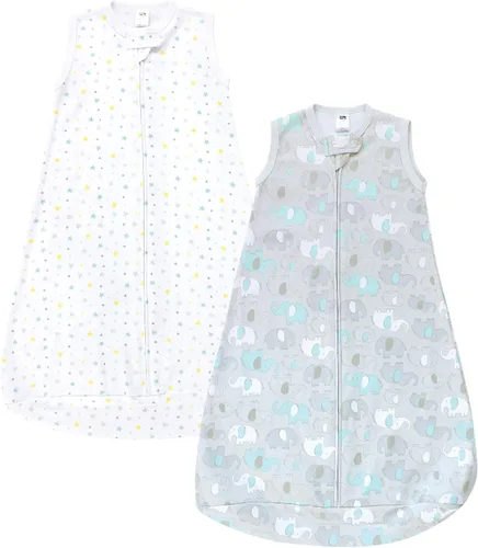 Vista 65 de Hudson Baby Saco de dormir unisex de algodón con manga larga para bebé, saco, manta