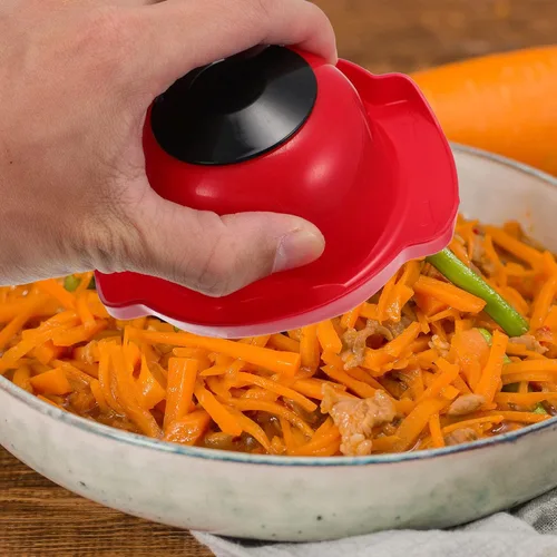 Vista 2 de DOITOOL 2 piezas de soporte de herramientas de cocina para rallar queso alimentos rebanador de seguridad titular protector de mano fácil de limpiar