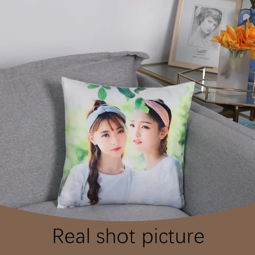 Vista 5 de 10 fundas de almohada de 16 x 16 pulgadas a granel, fundas de cojín blancas, fundas de almohada de transferencia de calor, fundas de almohada