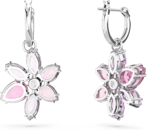 Vista 4 de SWAROVSKI Colección de pendientes Gema Flower