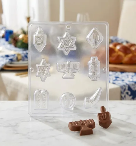 Vista 7 de Surtido judío Religioso Chocolate Candy Mold 410