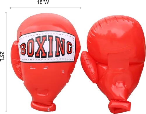 Vista 3 de Mega guantes de boxeo inflables para niños