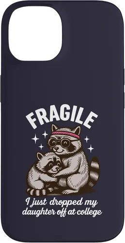 Vista 4 de Fragile I Just Dropped My Daughter Off at College Parents Case for iPhone XR