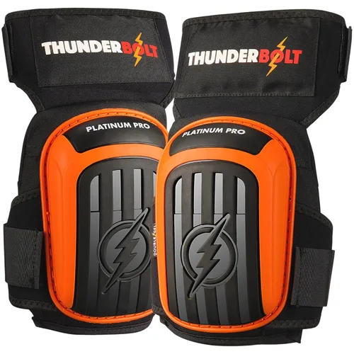 Vista 13 de Rodilleras Thunderbolt para Hombres de Construcción, Rodilleras de Trabajo para Hombres y Mujeres con Doble Gel para Jardinería, Colocación
