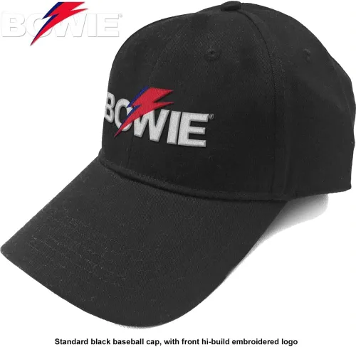 Vista 2 de David Bowie Gorra de béisbol con logotipo Aladdin Sane Bolt para hombre