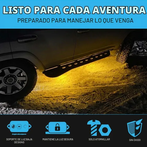 Vista 2 de Rago Rock Light Mount compatible con Baja Designs Rock Lights Aluminio
