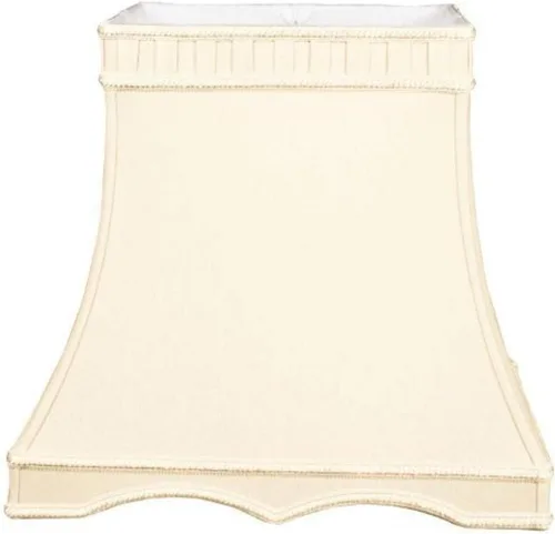 Vista 6 de Royal Designs - Pantalla rectangular para lámpara de diseño, color beige, (8 x 6) x 12 x 8 pulgadas x 11 pulgadas