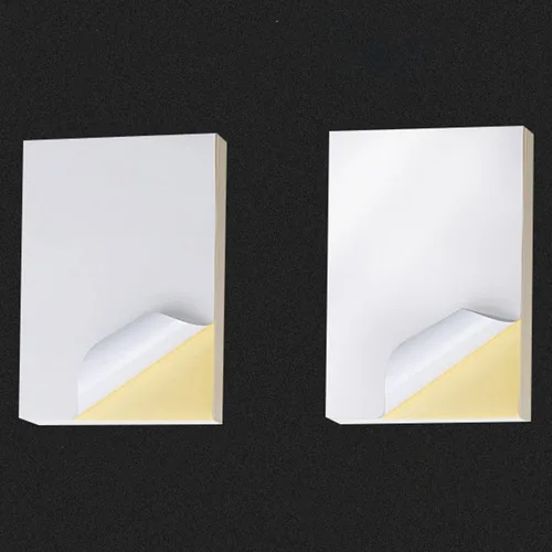 Vista 4 de Papel de impresión autoadhesivo, 100 unidades, papel adhesivo imprimible A4, papel adhesivo de acabado práctico mate (100 unidades)