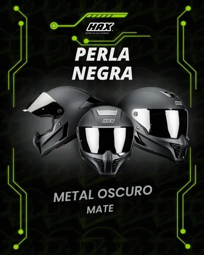 Vista 3 de Hax Dual-Certified Motorcycle Helmet for Multi-Scenario Riding Gris mate