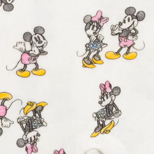 Vista 2 de Disney Mickey Mouse Minnie Mouse - Overol para bebé y niña con broche para dormir y jugar recién nacido a bebé