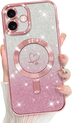 Vista 112 de Bonoma Compatible with iPhone 17 Pro Max Case 2025 Heart Checkered -Gold A cuadros-oro