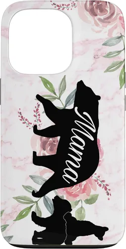Vista 10 de Mama Bear Mom Gift Phone Holder - 2 Cubs Kiddo Mom Case for iPhone 17