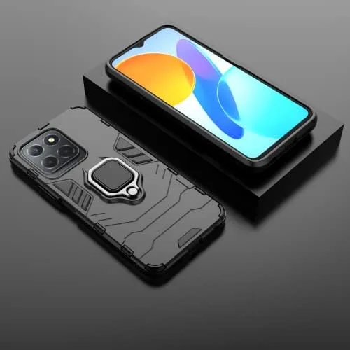 Vista 6 de ZMONE - Funda protectora para Honor X8 5G, Honor X6, Honor X6s, con protector de pantalla de vidrio (paquete de 2), resistente de doble capa, grado