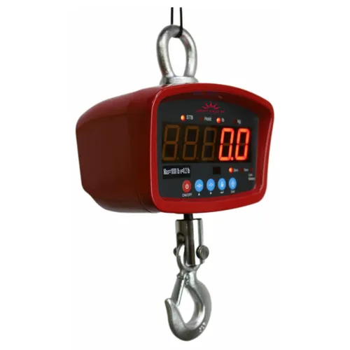 Vista 2 de Liberty LS-924 - Báscula mediana para grúa de uso general con pantalla LED, báscula digital para colgar en almacén 3000 libras x 0.5 libras