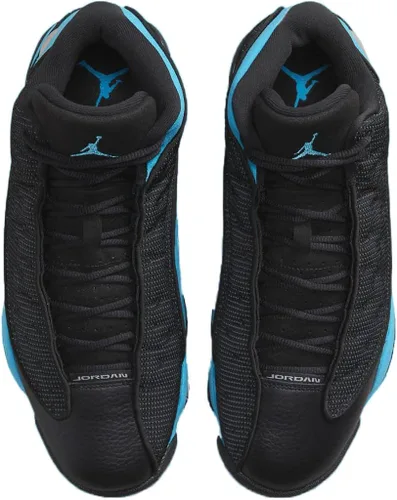 Vista 4 de Men's Jordan 13 Retro Black University Blue BlackUniv Blue-Wht (DJ5982 041)