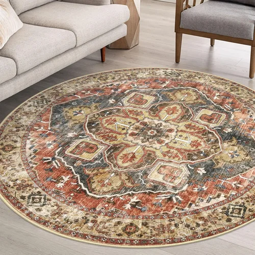 Vista 31 de SIILOOM Alfombra lavable de 2 x 3 pies, alfombra suave color taupe ceniza para entrada, tapete antideslizante para puerta de interior, tapete