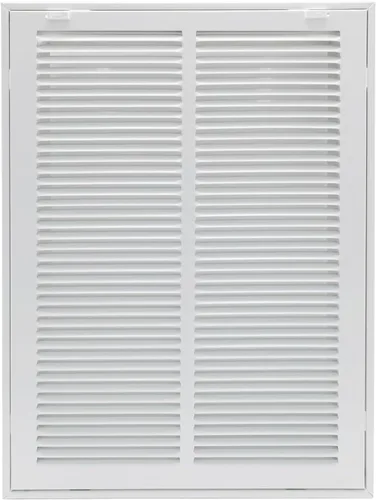 Vista 24 de Howeall 10" x 10" [Tamaño de apertura del conducto] Rejilla de filtro de aire de retorno de acero - Cara/puerta extraíble para filtros de 1 pulgada