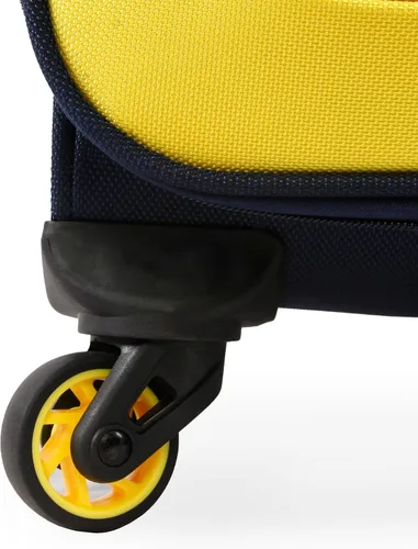 Vista 7 de Nautica Helios - Juego de equipaje de 2 piezas Azul marino amarillo Nautica Helios - Juego de equipaje de 2 piezas