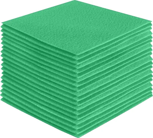 Vista 111 de FabricLA Hojas de fieltro acrílico para manualidades, cuadrados de fieltro precortados suaves de 4 x 4 pulgadas (3.9 in x 3.9 in), utiliza hojas