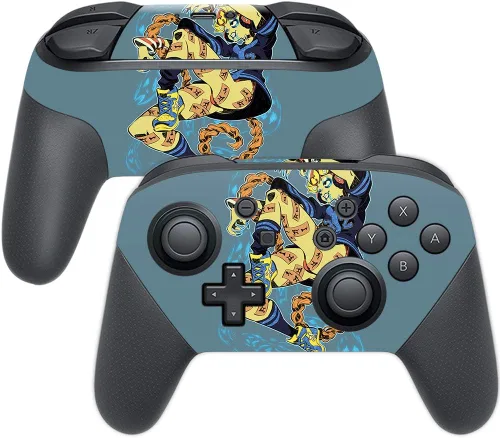 Vista 34 de MightySkins Skin compatible con Nintendo Switch Pro Controller - Alien Battle Funda protectora de vinilo duradera y única Fácil de aplicar