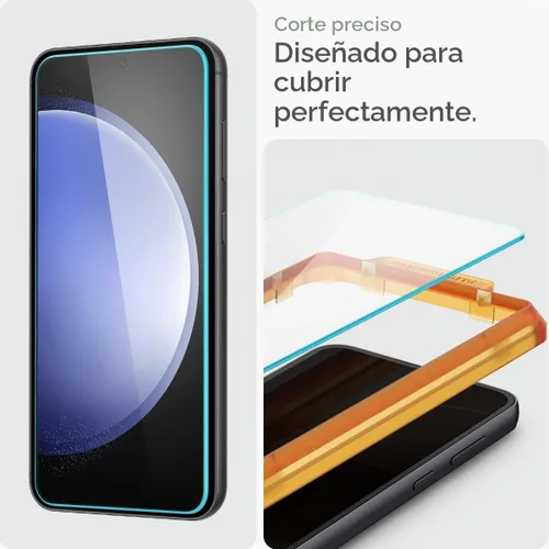 Vista 7 de Spigen GlasTR AlignMaster - Protector de pantalla de vidrio templado para Galaxy S23 FE