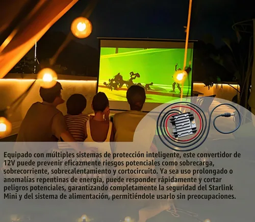 Vista 6 de Adaptador Starlink Mini de 12 V, convertidor de 12 V/24 V a 30 V 3.5 A con cable de alimentación de CC, cable adaptador de alimentación de entrada