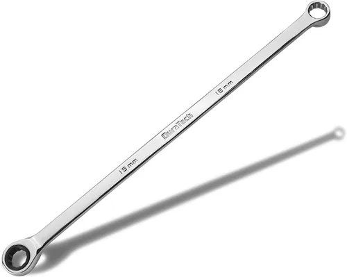 Vista 11 de DURATECH Llave de trinquete extra larga de 0.315 in, métrica, acero CR-V