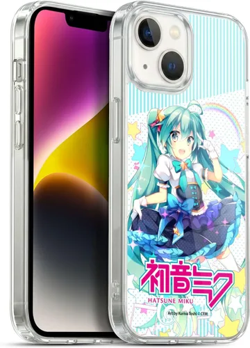 Vista 151 de Head Case Designs Licencia Oficial Hatsune Miku Gráficos Lindos Carcasa de Gel [Protección de Grado Militar] Compatible con Apple iPhone 7