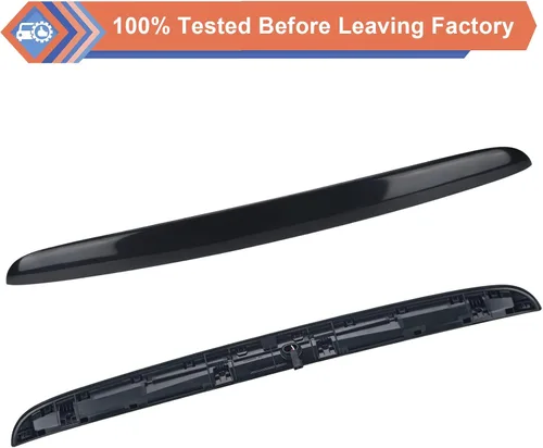 Vista 5 de Manija de portón trasero negro con lámpara, tapa de guarnición de portón trasero compatible con vehículos BMW Mini 2005-2015 Cooper series R56 R57