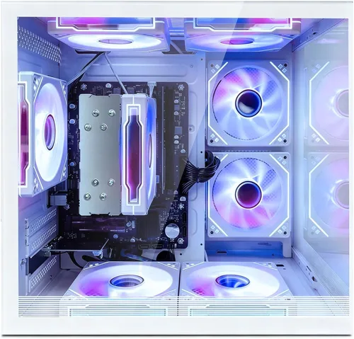 Vista 2 de suevery Computadoras de escritorio preconstruidas AMD Ryzen5 4Cores hasta