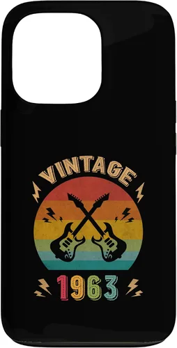 Vista 10 de Vintage 1963 Birthday Guitar Player 63th Guitarist Birthday Case for iPhone 17