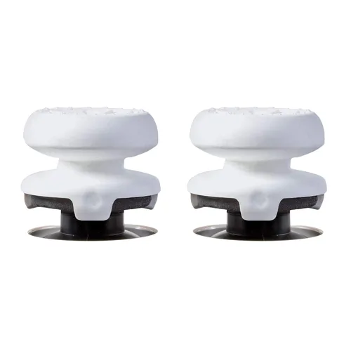 Vista 5 de KontrolFreek FPS Freek Phantom for PlayStation 4 (PS4) and PlayStation 5 (PS5) Performance Thumbsticks 2 High-Rise Concave White