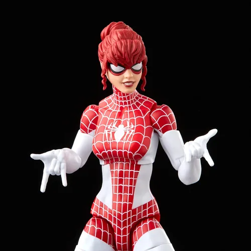 Vista 2 de Spider-Man Marvel Legends Series - Figura de acción de 6 pulgadas y Spinneret, paquete de 2, incluye 10 accesorios