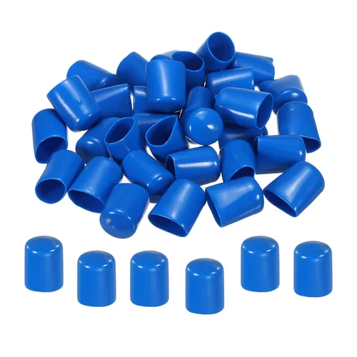 Vista 14 de MECCANIXITY 200 tapas de goma para extremos de goma, 0.079 in, protector de rosca de tornillo de vinilo, tapas de vacío redondas de PVC para tubería