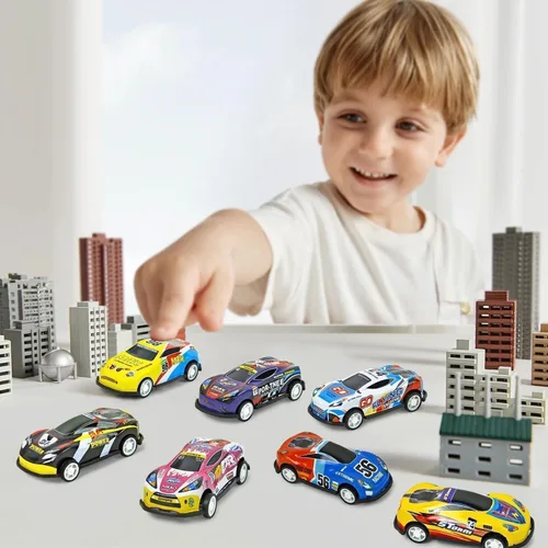 Vista 5 de Vileafy 30 autos de juguete para niños, mini recuerdos de fiesta de autos