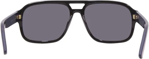 Vista 4 de Gucci GG 0925S 001 Negro Azul Plástico Aviador Gafas De Sol Gris Lente